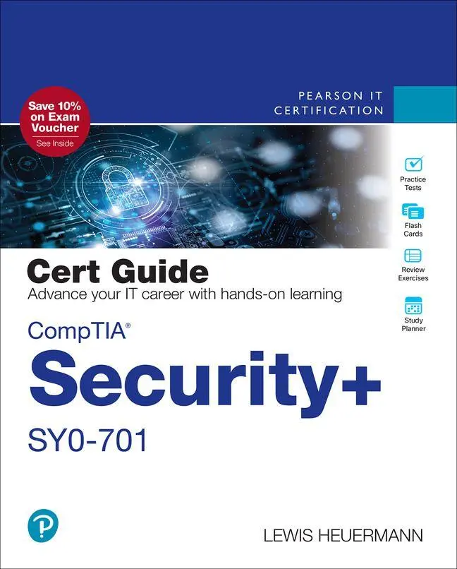 Cover: 9780138293086 | CompTIA Security+ SY0-701 Cert Guide | Lewis Heuermann | Taschenbuch