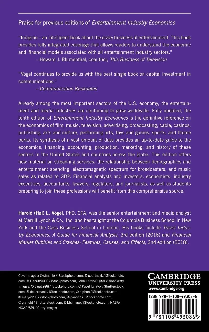 Rückseite: 9781108493086 | Entertainment Industry Economics | Harold L. Vogel | Buch | Gebunden