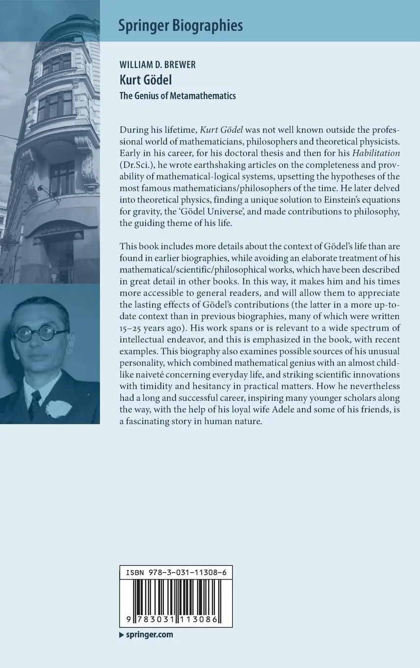 Rückseite: 9783031113086 | Kurt Gödel | The Genius of Metamathematics | William D. Brewer | Buch