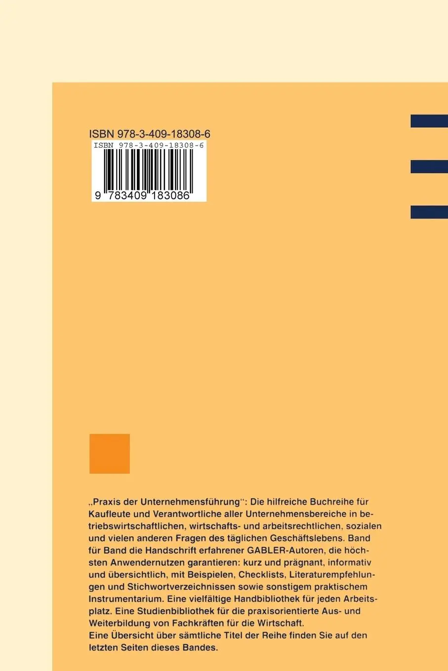 Rückseite: 9783409183086 | Markt und Preis | Theo Scherer | Taschenbuch | vi | Deutsch | 1994