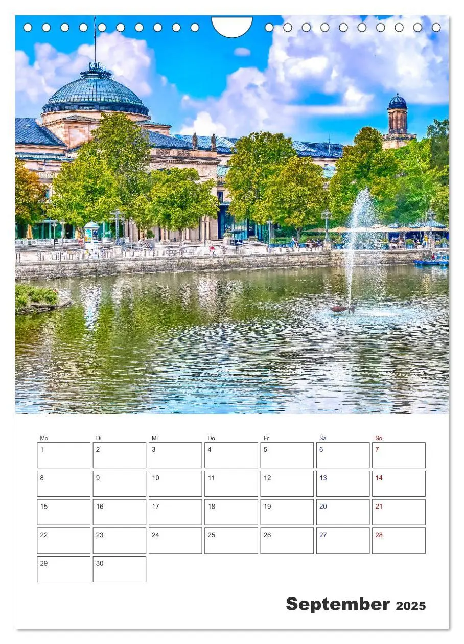 Bild: 9783435993086 | Wiesbaden Terminplaner (Wandkalender 2025 DIN A4 hoch), CALVENDO...