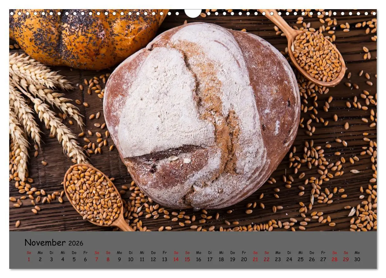Bild: 9783457603086 | Mein Brotkalender (Wandkalender 2026 DIN A3 quer), CALVENDO...