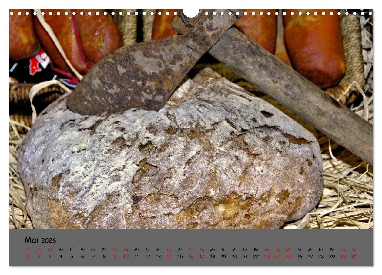 Bild: 9783457603086 | Mein Brotkalender (Wandkalender 2026 DIN A3 quer), CALVENDO...