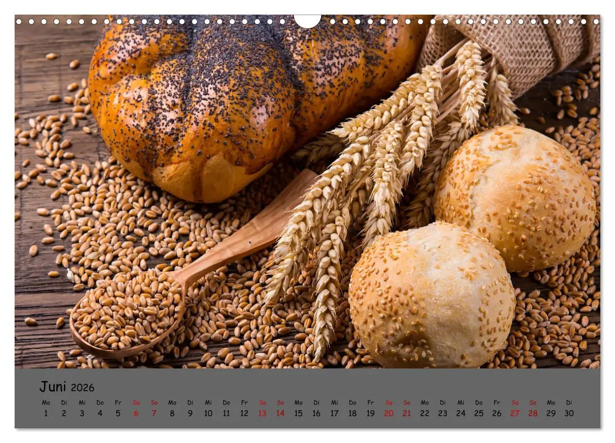 Bild: 9783457603086 | Mein Brotkalender (Wandkalender 2026 DIN A3 quer), CALVENDO...