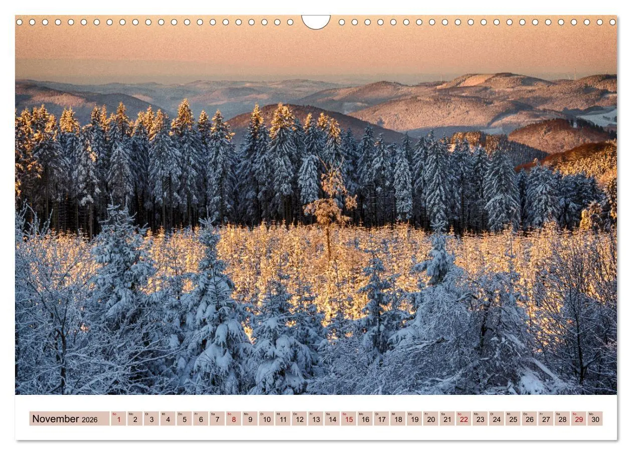Bild: 9783457913086 | Sauerland - Land der tausend Berge (Wandkalender 2026 DIN A3 quer),...