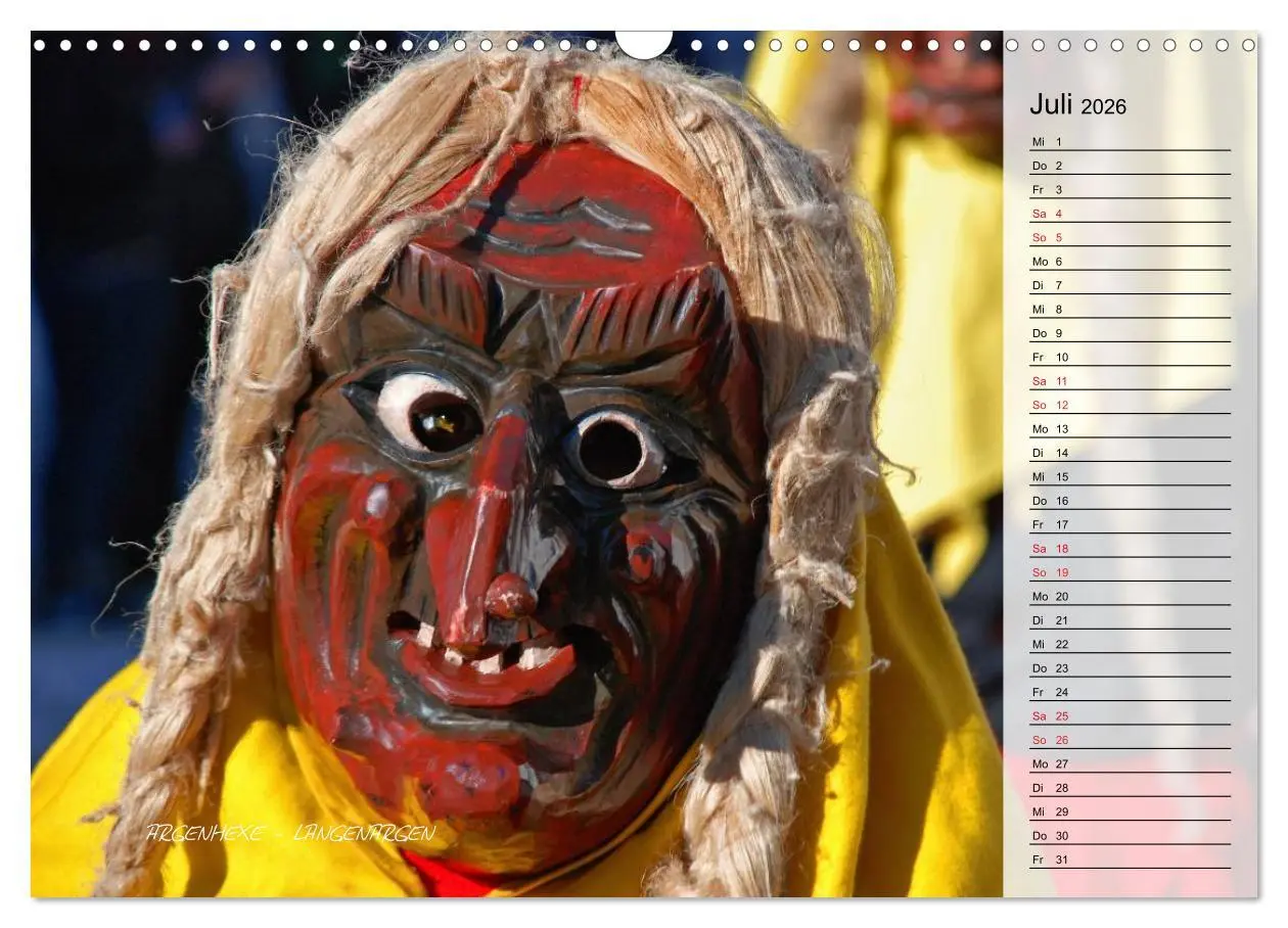 Bild: 9783516003086 | Schwäbisch alemannische Fasnet (Wandkalender 2026 DIN A3 quer),...