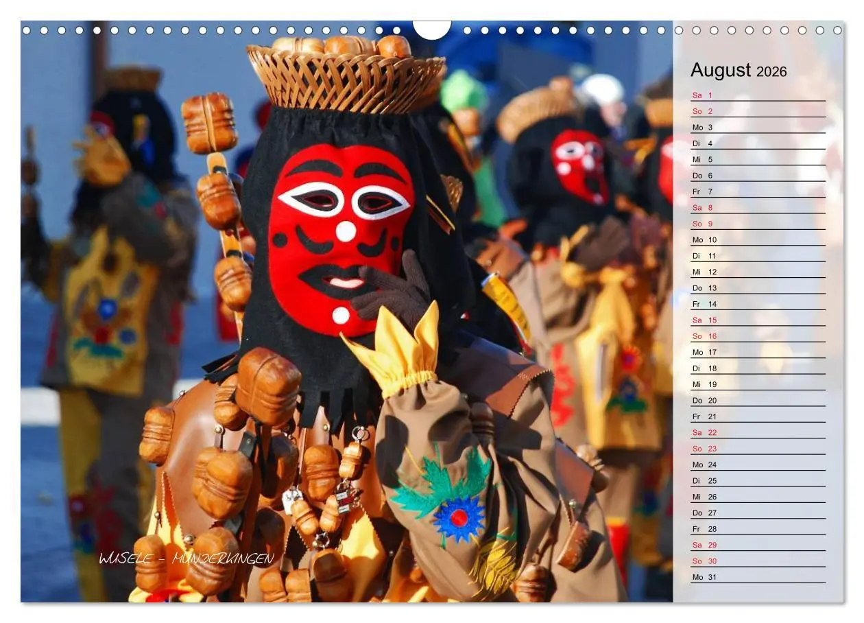 Bild: 9783516003086 | Schwäbisch alemannische Fasnet (Wandkalender 2026 DIN A3 quer),...