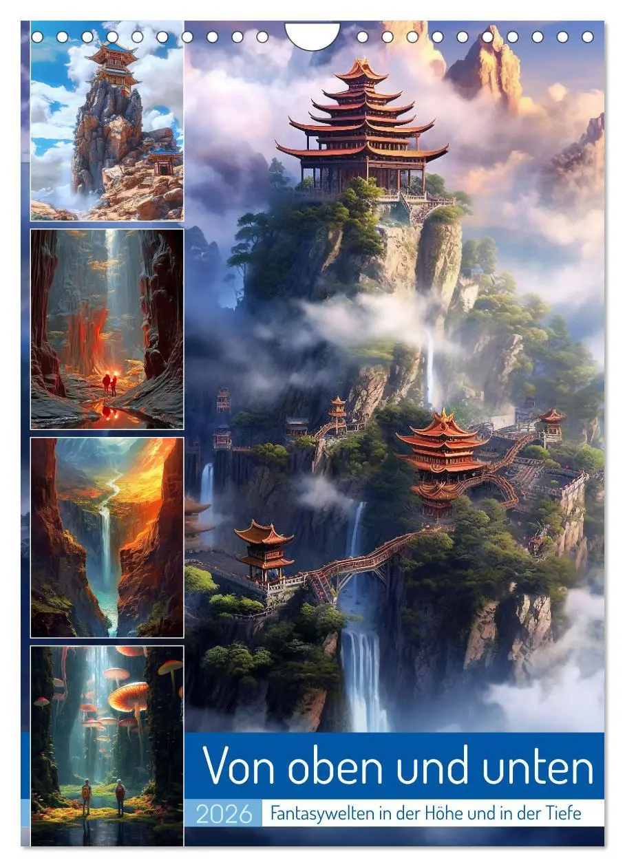 Cover: 9783516313086 | Von oben und unten (Wandkalender 2026 DIN A4 hoch), CALVENDO...