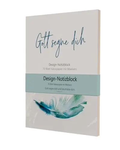 Cover: 4029856843186 | Notizblock "Gott segne dich" - groß | 70 S. | 558431800 | Deutsch