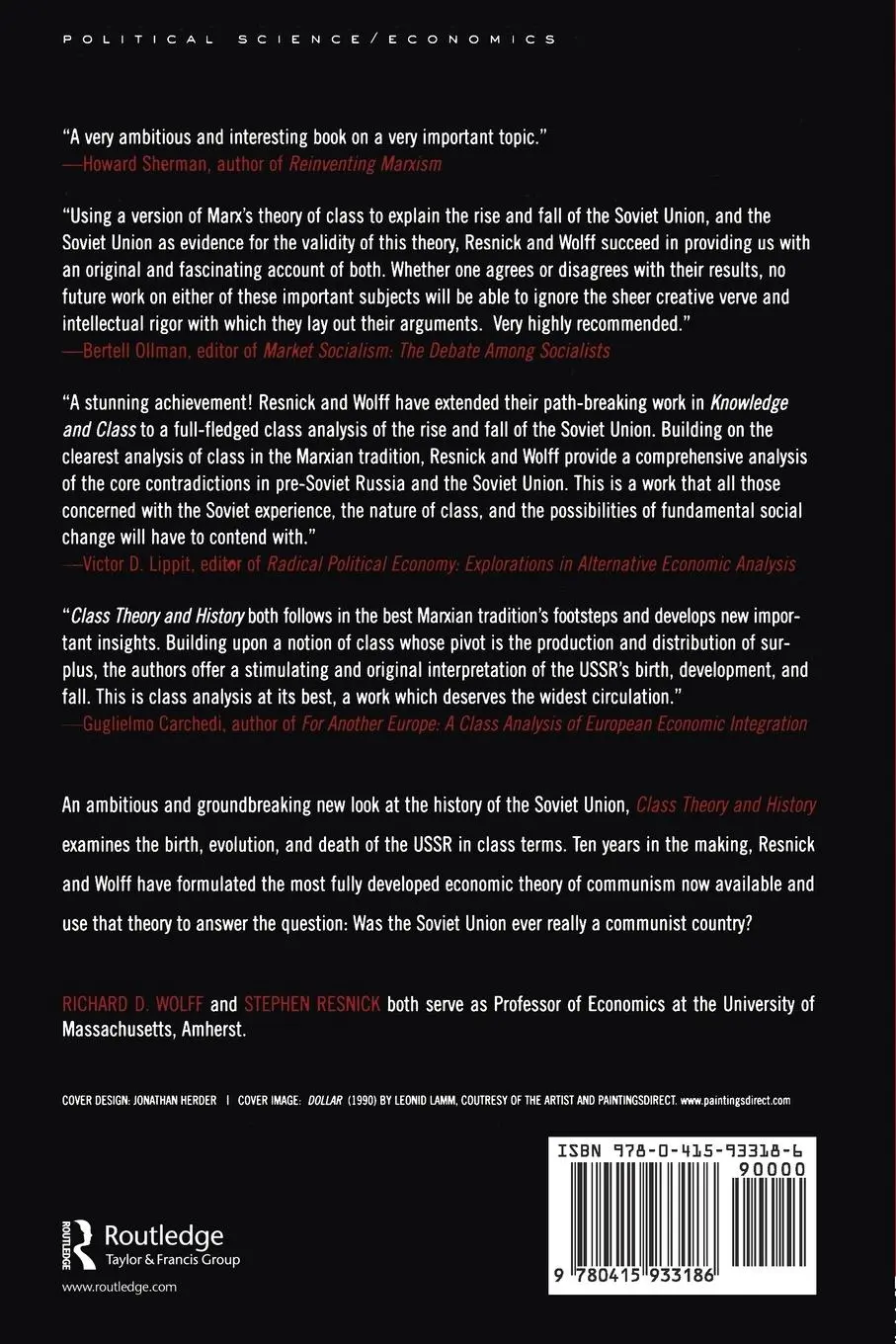 Rückseite: 9780415933186 | Class Theory and History | Capitalism and Communism in the USSR | Buch