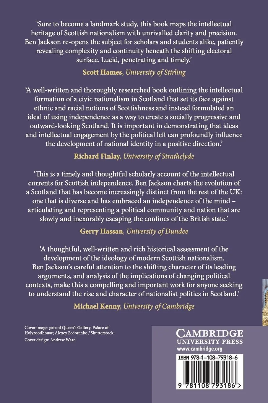 Rückseite: 9781108793186 | The Case for Scottish Independence | Ben Jackson | Taschenbuch | 2020