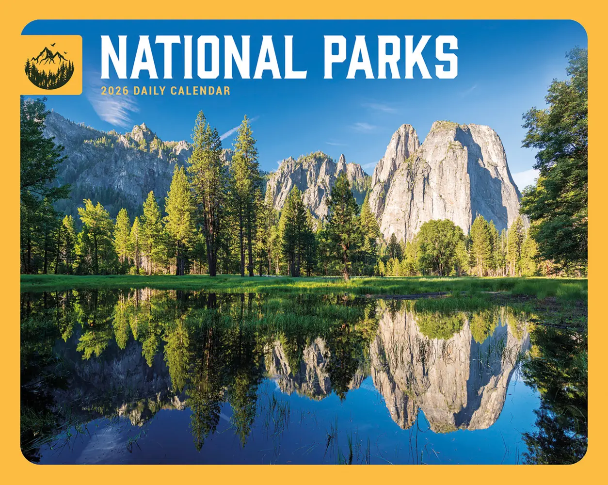 Cover: 9781529853186 | National Parks 2026 | Original Carousel-Tagesabreißkalender [Kalendar]