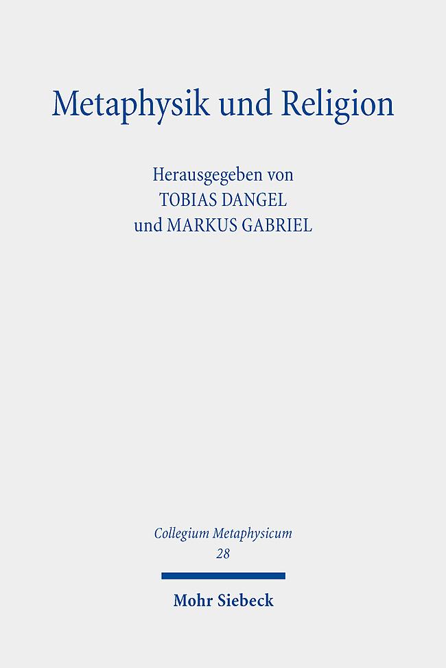 Cover: 9783161583186 | Metaphysik und Religion | Im Gedenken an Jens Halfwassen | Buch | VIII