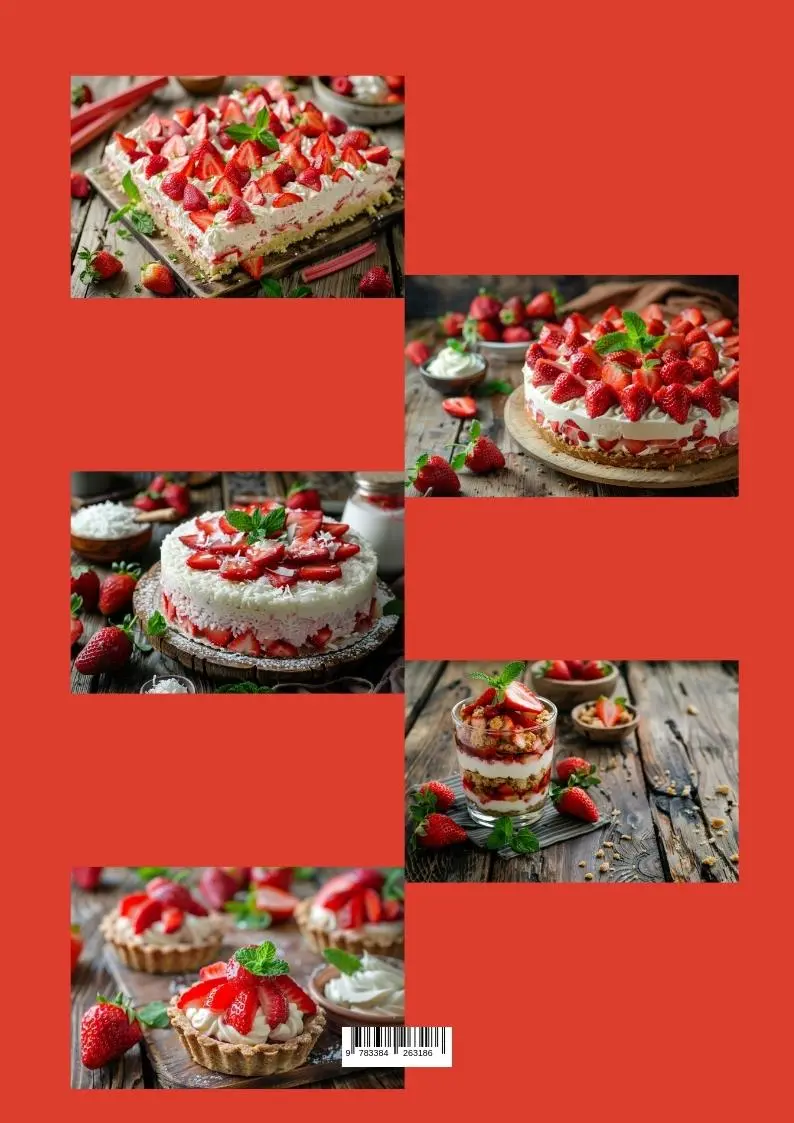 Rückseite: 9783384263186 | Erdbeerkuchen ohne Backen | Frische und köstliche Rezepte | Kluge