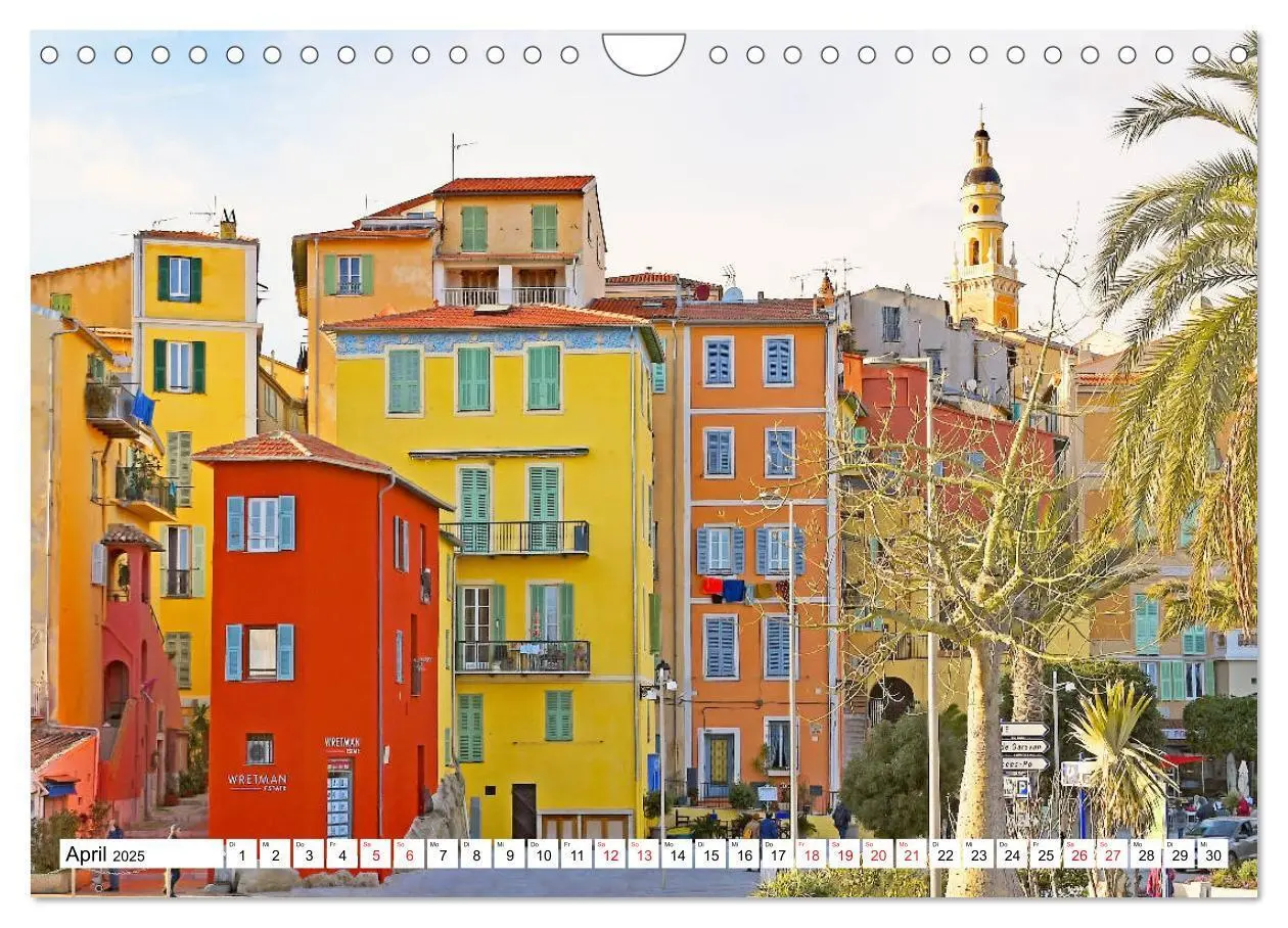 Bild: 9783435123186 | Côte d'Azur - malerische Küste am Mittelmeer (Wandkalender 2025 DIN...