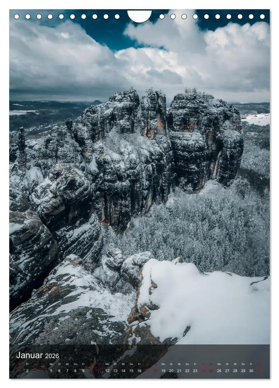 Bild: 9783516303186 | Reise durch die Sächsische Schweiz (Wandkalender 2026 DIN A4 hoch),...