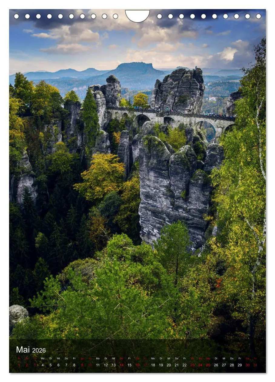 Bild: 9783516303186 | Reise durch die Sächsische Schweiz (Wandkalender 2026 DIN A4 hoch),...