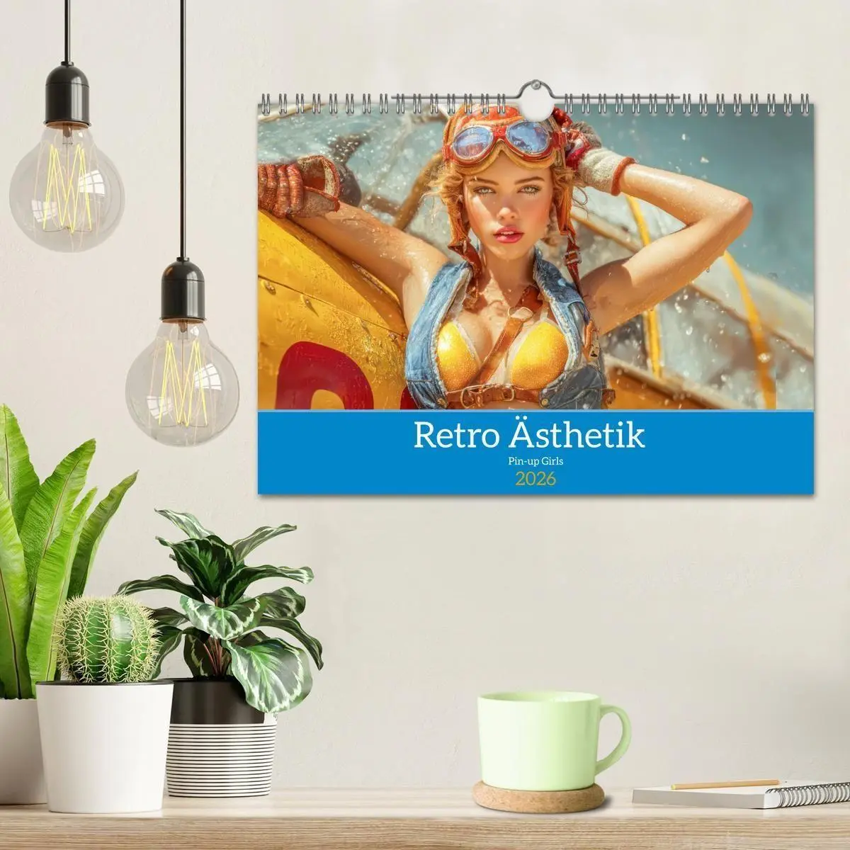 Bild: 9783516613186 | Retro Ästhetik - Pin-up Girls (Wandkalender 2026 DIN A4 quer),...