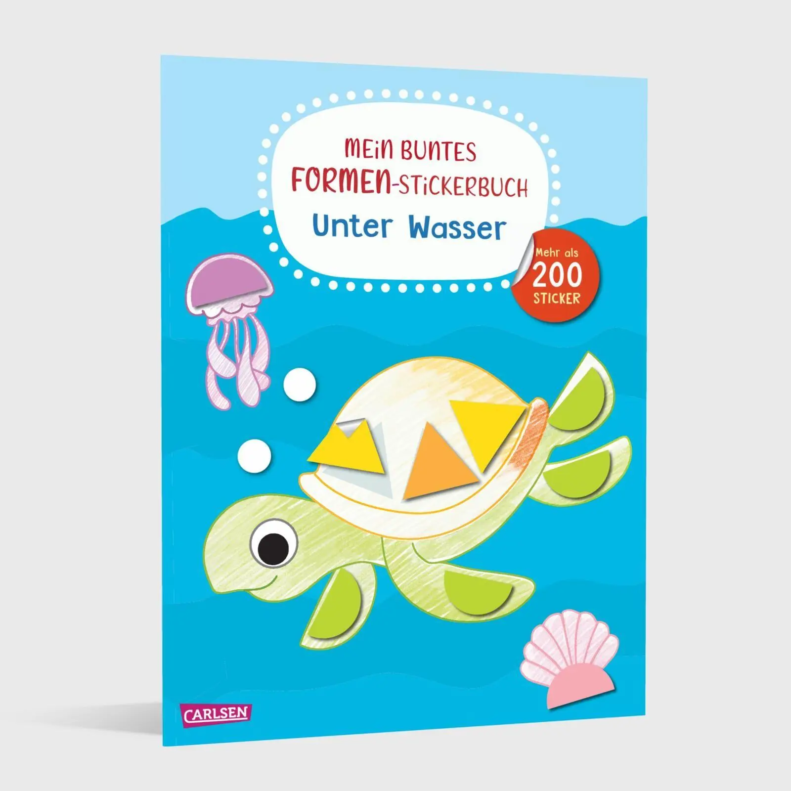 Bild: 9783551193186 | Mein buntes Formen-Stickerbuch: Unter Wasser | Carmen Eisendle | Buch