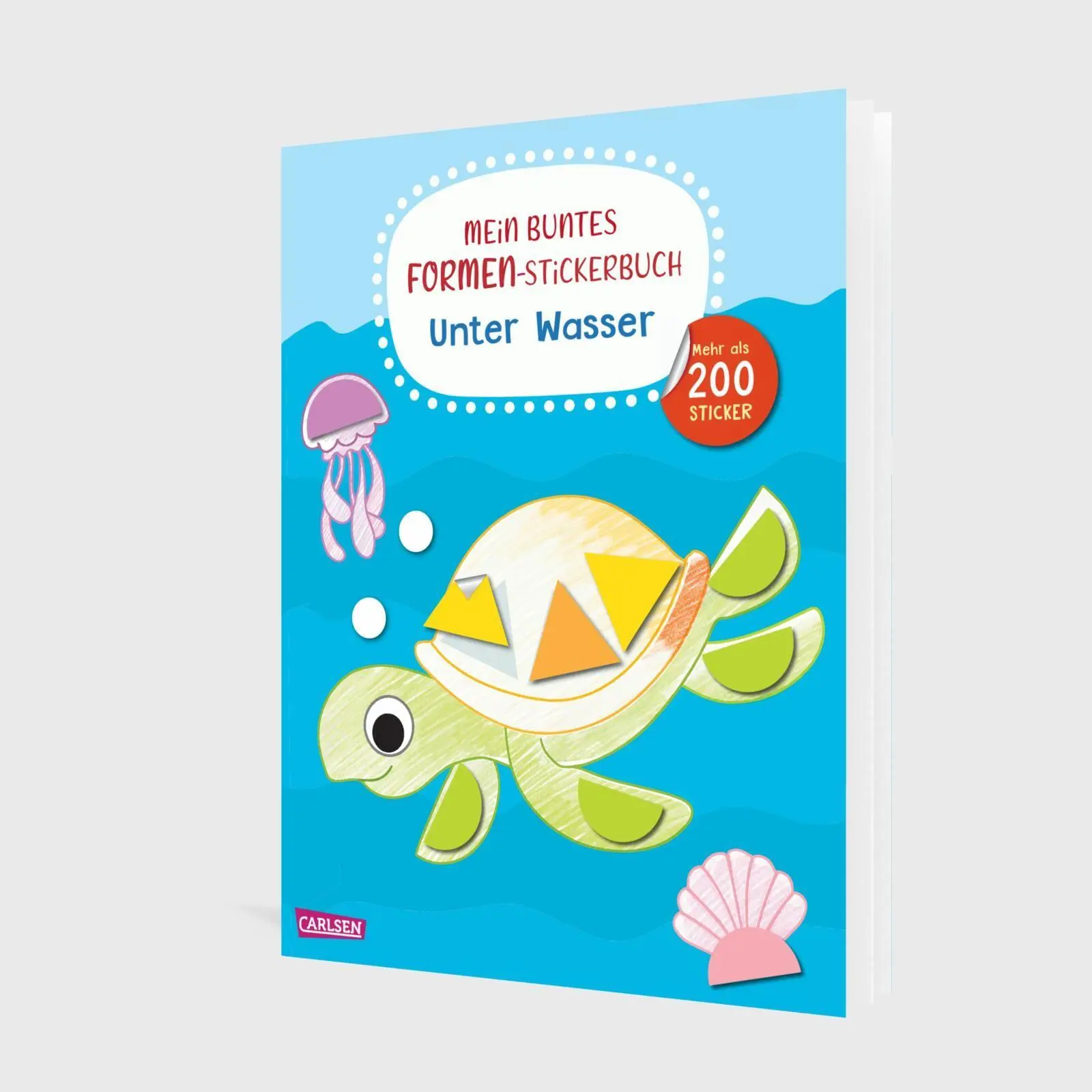Bild: 9783551193186 | Mein buntes Formen-Stickerbuch: Unter Wasser | Carmen Eisendle | Buch
