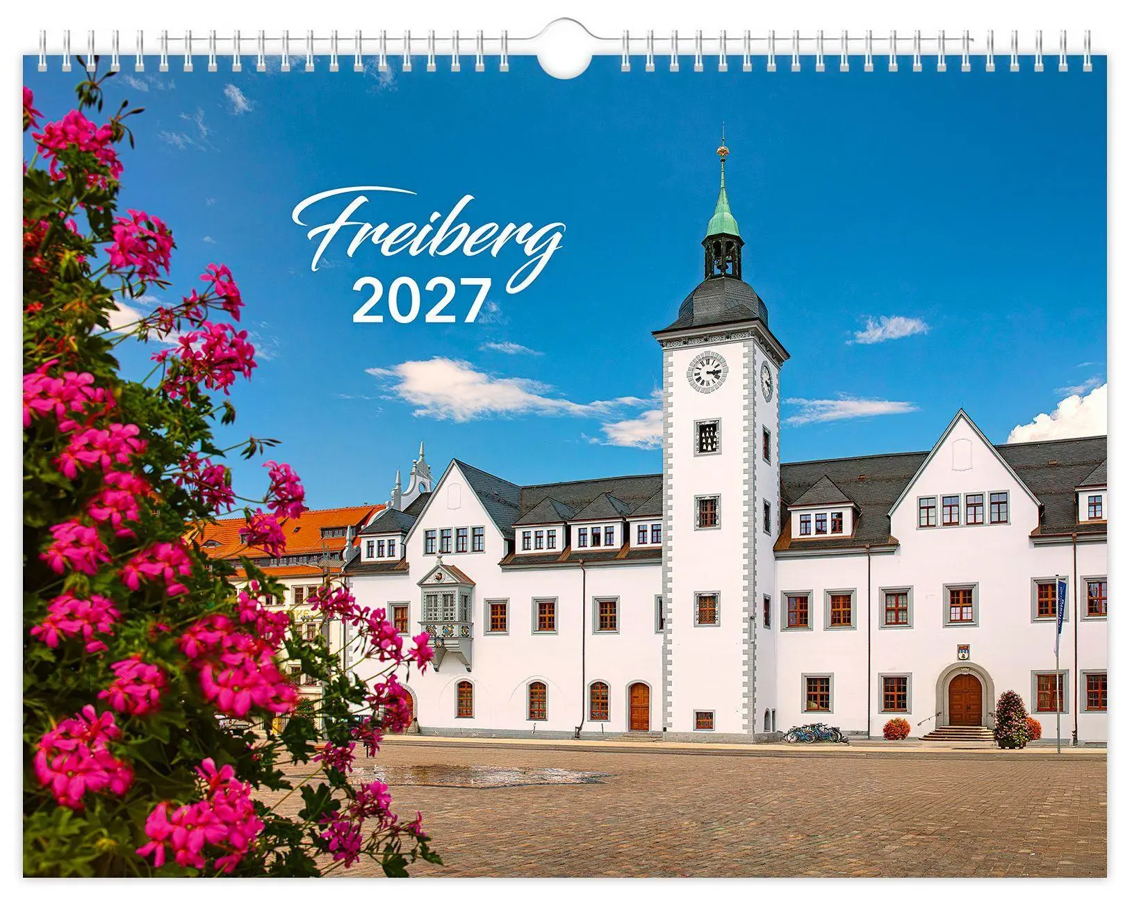 Cover: 9783912303186 | Kalender Freiberg 2027 | 40 x 30 cm weißes Kalendarium | Schubert