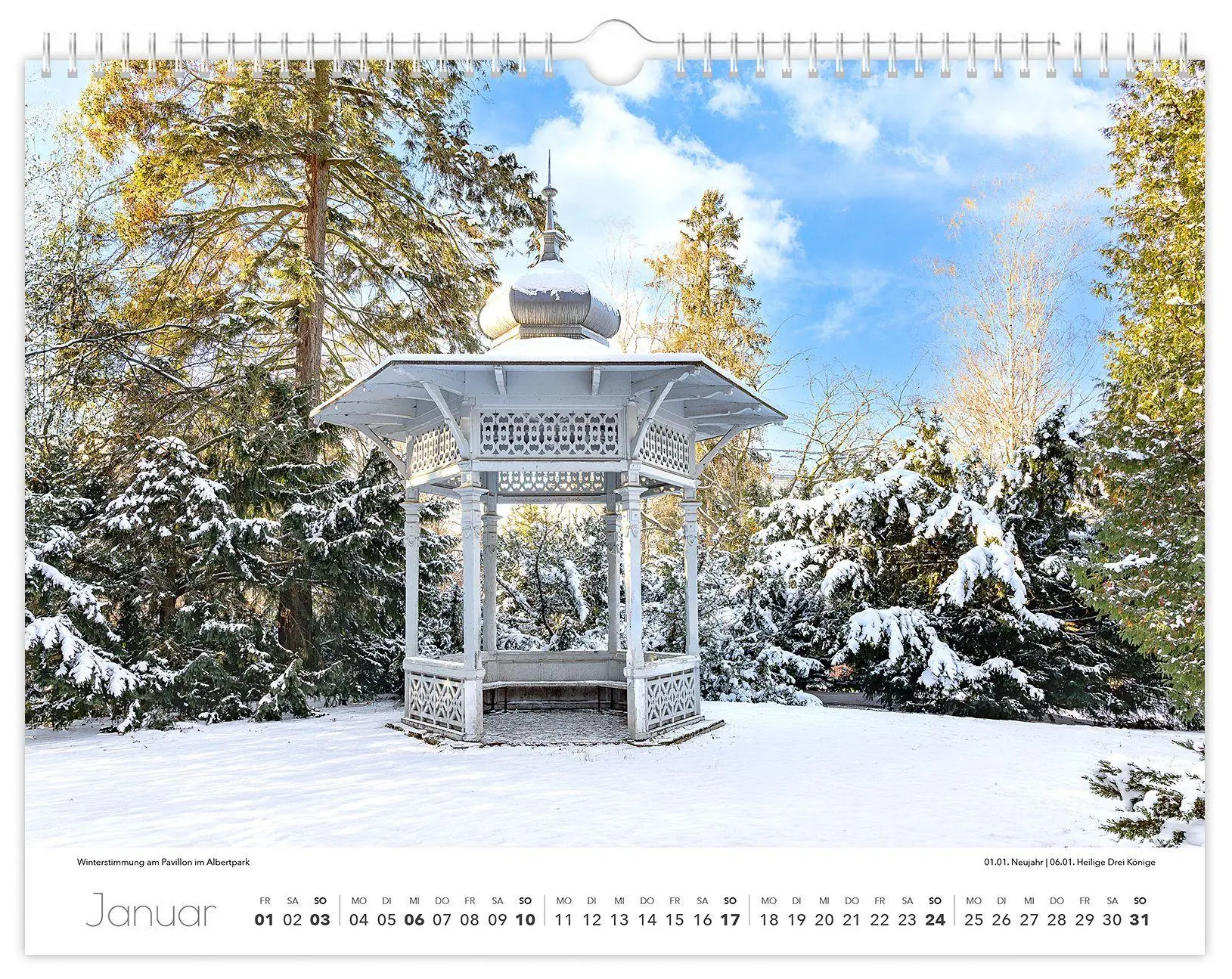 Bild: 9783912303186 | Kalender Freiberg 2027 | 40 x 30 cm weißes Kalendarium | Schubert