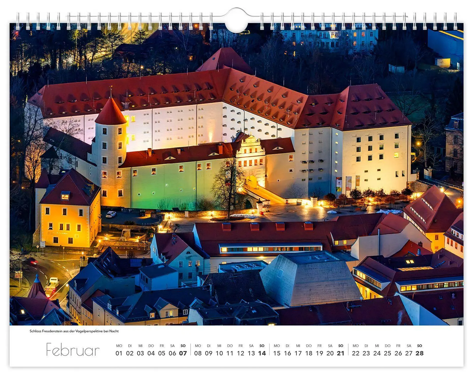 Bild: 9783912303186 | Kalender Freiberg 2027 | 40 x 30 cm weißes Kalendarium | Schubert