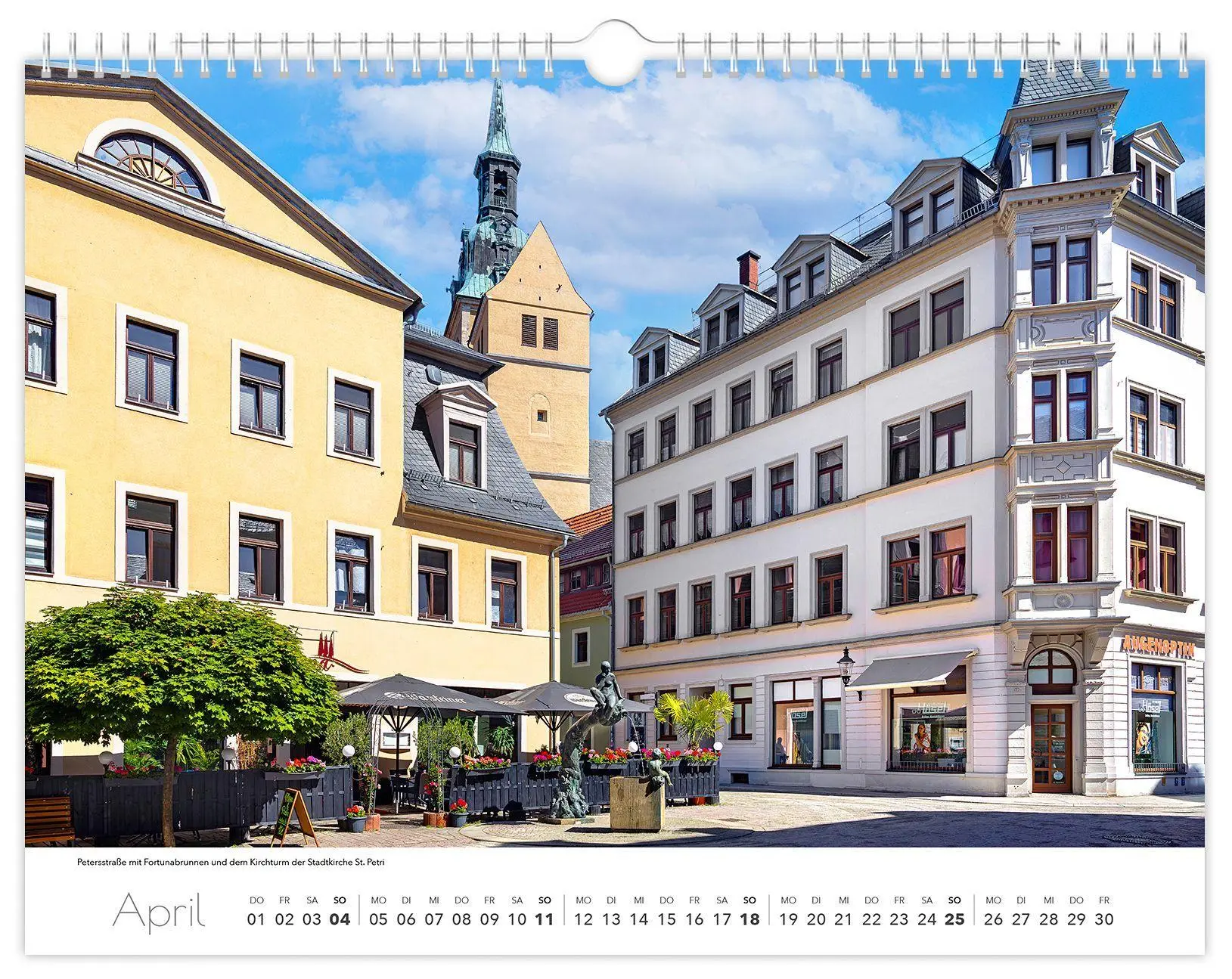 Bild: 9783912303186 | Kalender Freiberg 2027 | 40 x 30 cm weißes Kalendarium | Schubert