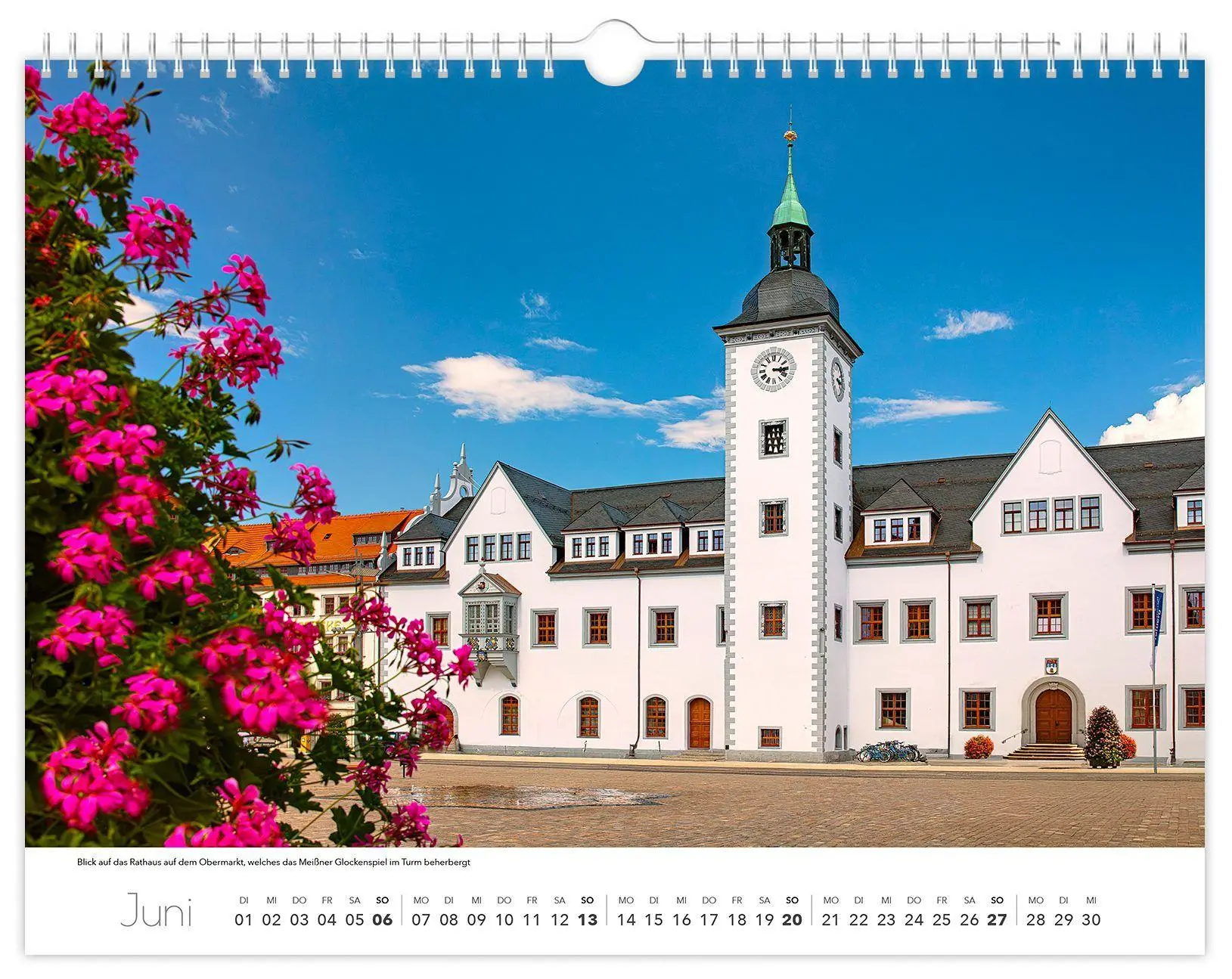 Bild: 9783912303186 | Kalender Freiberg 2027 | 40 x 30 cm weißes Kalendarium | Schubert