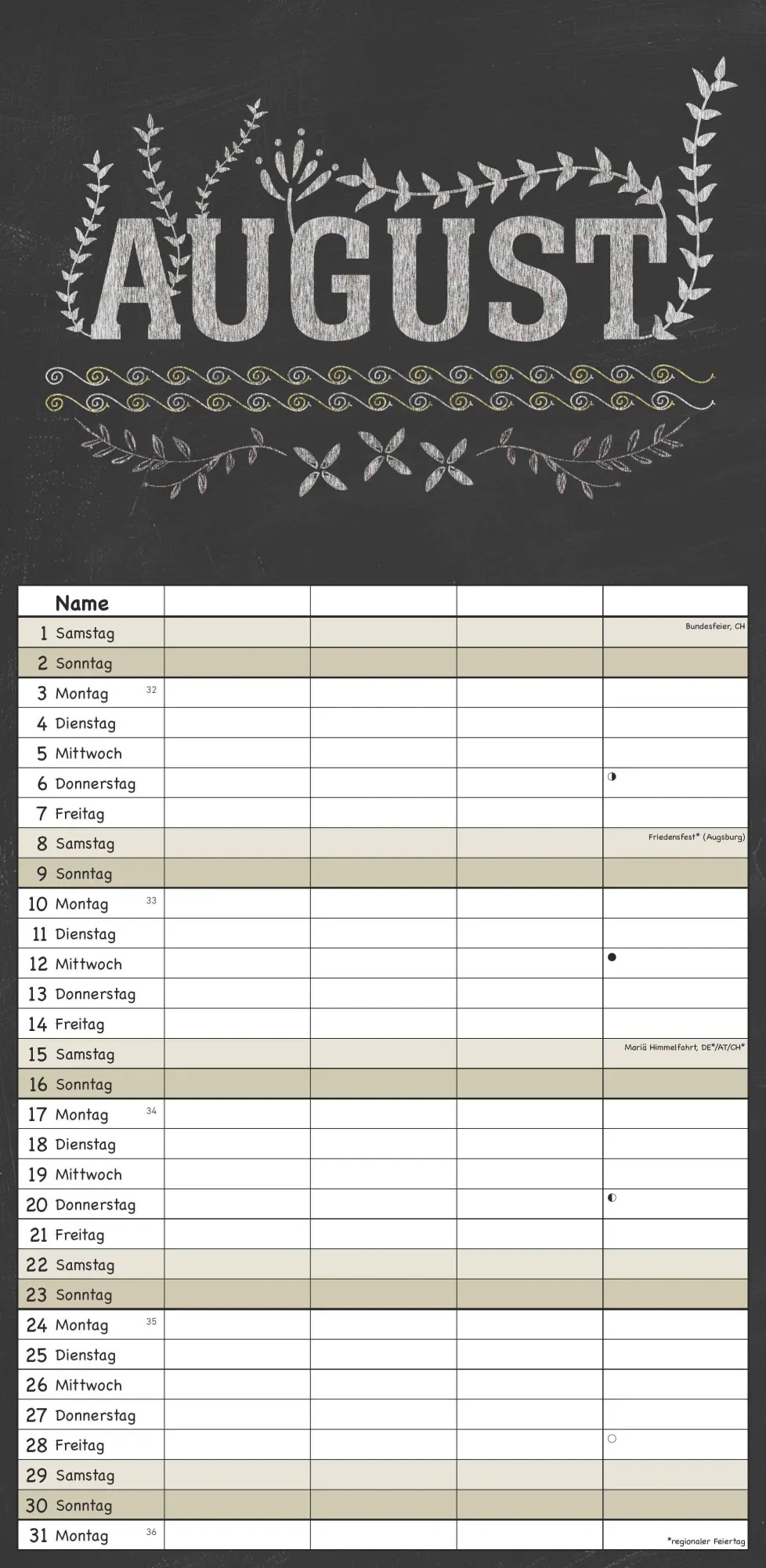 Bild: 4069095003286 | Tafel Timer Familienplaner 2026 - Familienkalender 22x45 cm - 4...