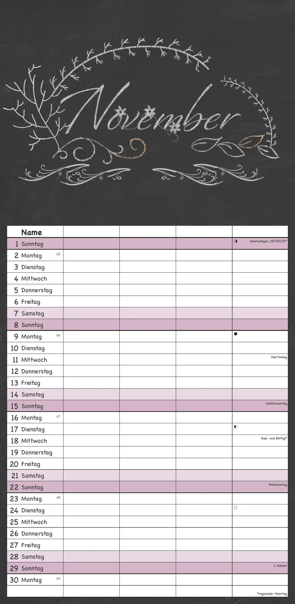 Bild: 4069095003286 | Tafel Timer Familienplaner 2026 - Familienkalender 22x45 cm - 4...