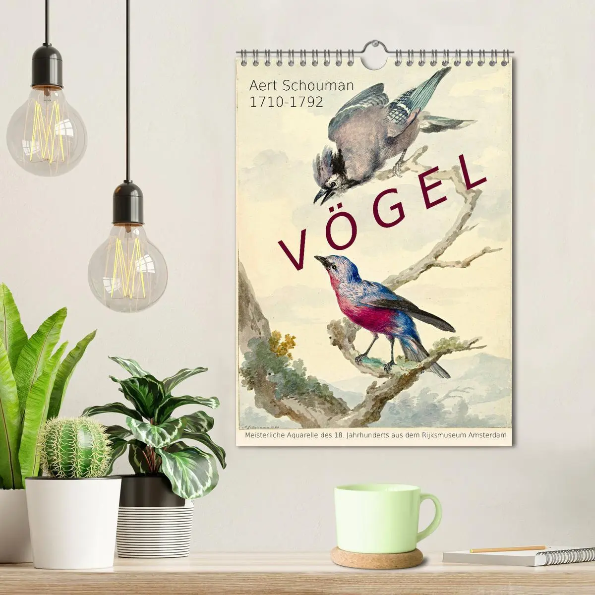 Bild: 9783516393286 | Aert Schouman. VÖGEL (Wandkalender 2026 DIN A4 hoch), CALVENDO...