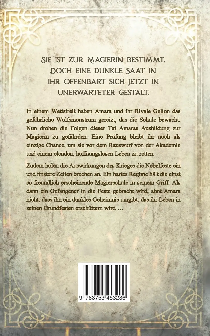 Rückseite: 9783753453286 | Der Gefangene der Nebelfeste | Horus W. Odenthal | Taschenbuch | 2021