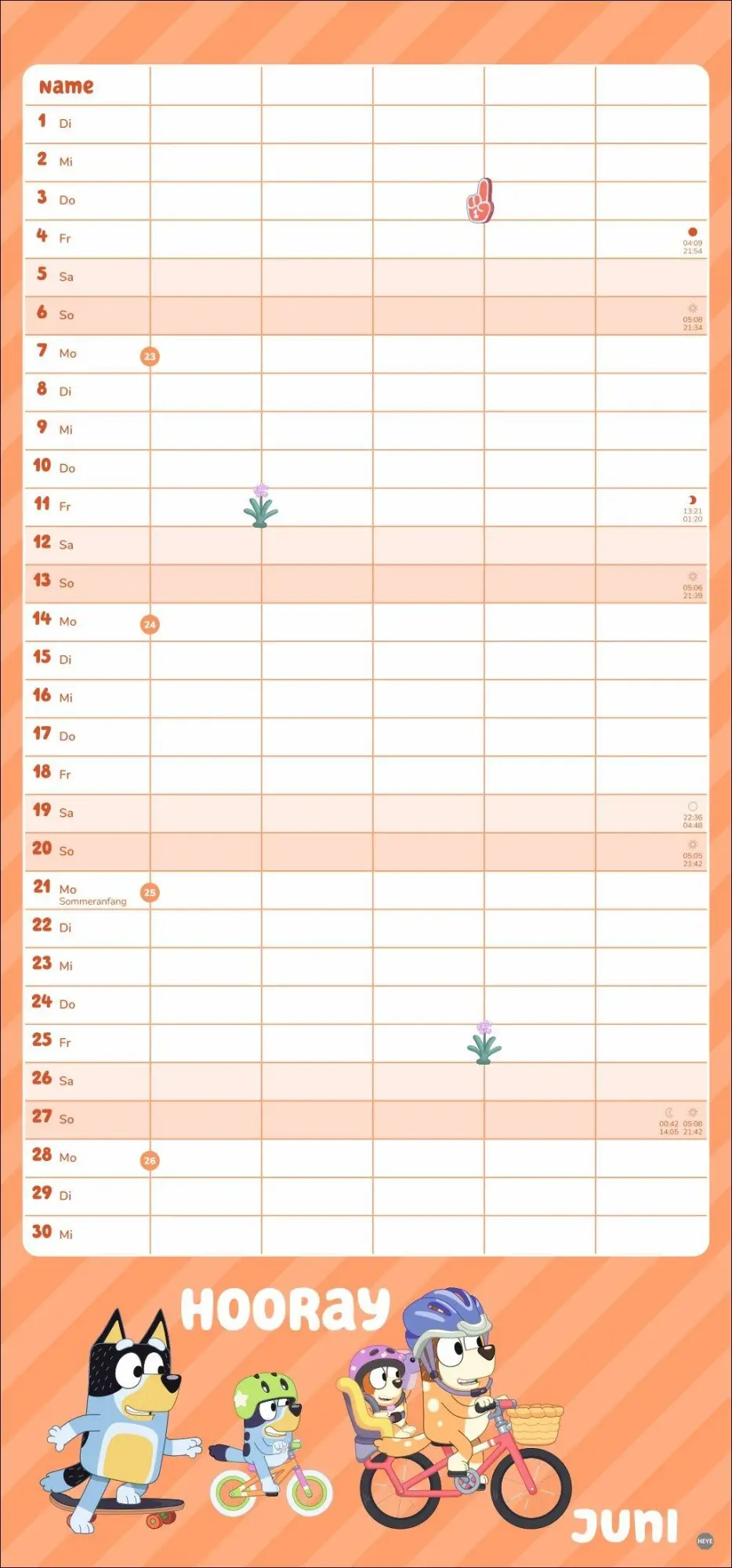 Bild: 9783756423286 | Bluey Familienplaner 2027 | Kalender | 15 S. | Deutsch | 2027 | Heye