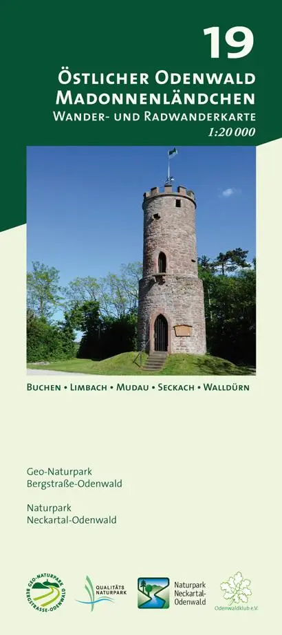 Cover: 9783947593286 | Östlicher Odenwald - Madonnenländchen 1 : 20.000 | (Land-)Karte | 2 S.