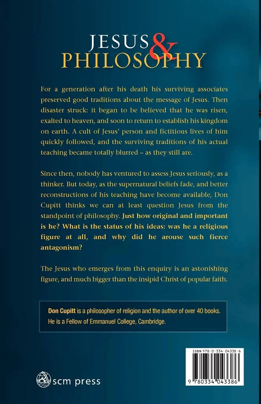 Rückseite: 9780334043386 | Jesus and Philosophy | Don Cupitt | Taschenbuch | Englisch | 2011