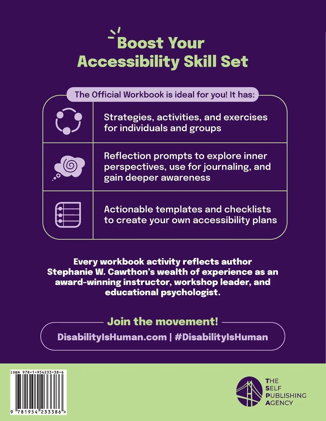 Rückseite: 9781954233386 | Disability Is Human | Stephanie W Cawthon | Taschenbuch | Englisch