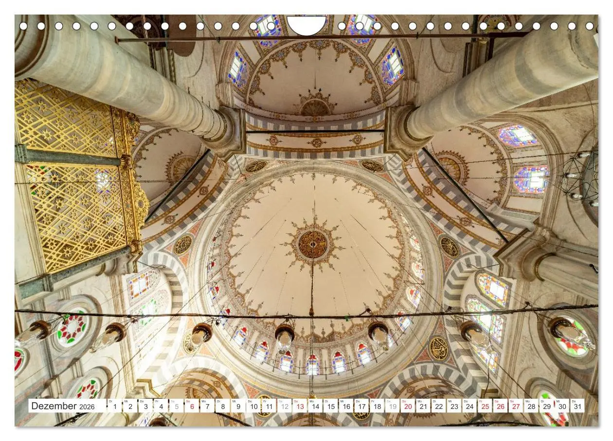 Bild: 9783457293386 | Istanbul - Faszination Moschee (Wandkalender 2026 DIN A4 quer),...
