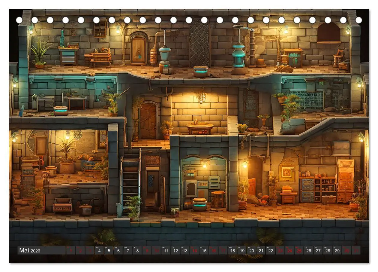 Bild: 9783457503386 | Gamer Nostalgie (Tischkalender 2026 DIN A5 quer), CALVENDO...