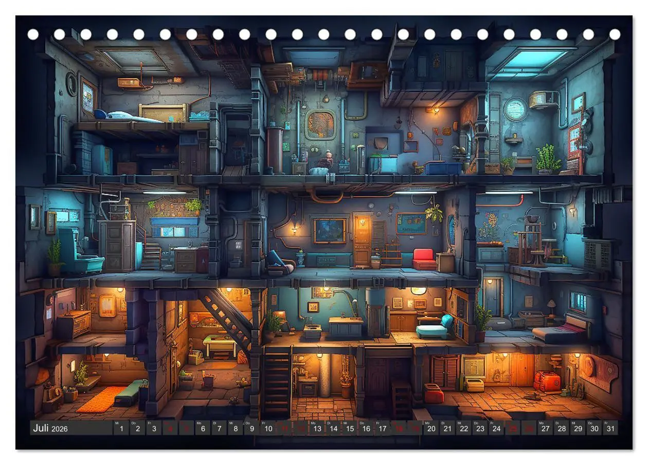 Bild: 9783457503386 | Gamer Nostalgie (Tischkalender 2026 DIN A5 quer), CALVENDO...