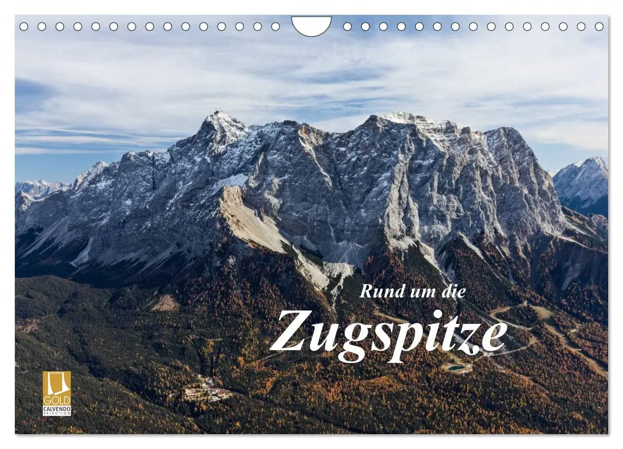 Cover: 9783516213386 | Rund um die Zugspitze (Wandkalender 2026 DIN A4 quer), CALVENDO...