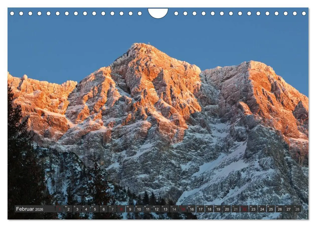 Bild: 9783516213386 | Rund um die Zugspitze (Wandkalender 2026 DIN A4 quer), CALVENDO...