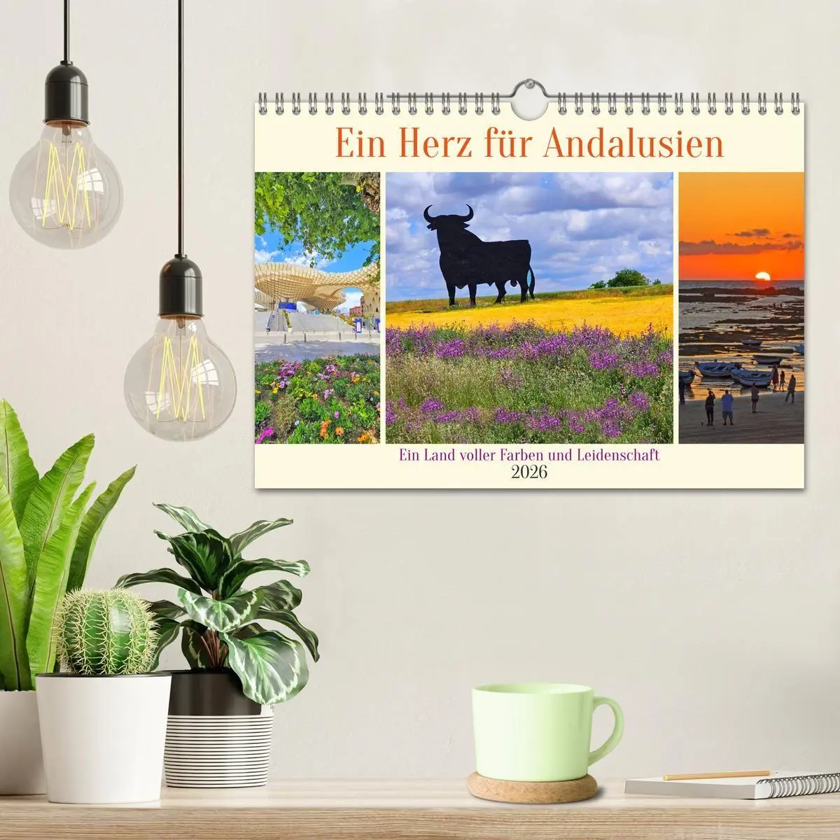 Bild: 9783516693386 | Ein Herz für Andalusien (Wandkalender 2026 DIN A4 quer), CALVENDO...