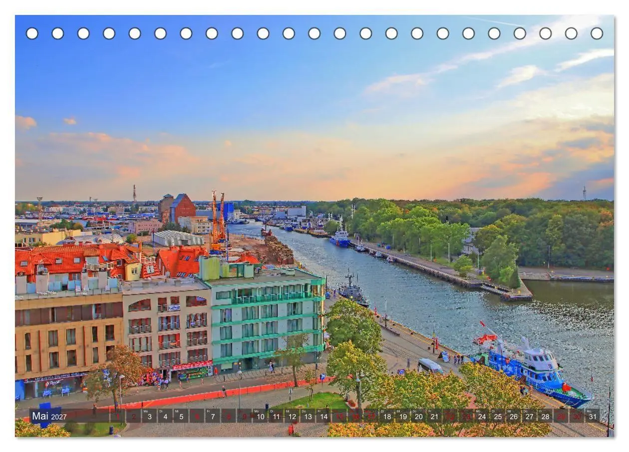 Bild: 9783569543386 | Kolberg - Kolobrzeg (Tischkalender 2027 DIN A5 quer), CALVENDO...