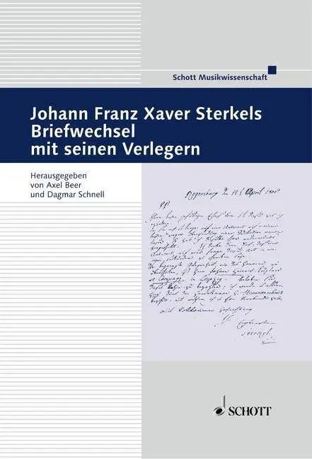 Cover: 9783795713386 | Johann Franz Xaver Sterkels Briefwechsel mit seinen Verlegern | Buch