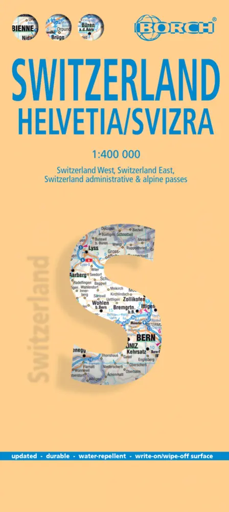 Cover: 9783866093386 | Borch Map Schweiz. Suisse. Svizzera. Switzerland | (Land-)Karte | 2 S.