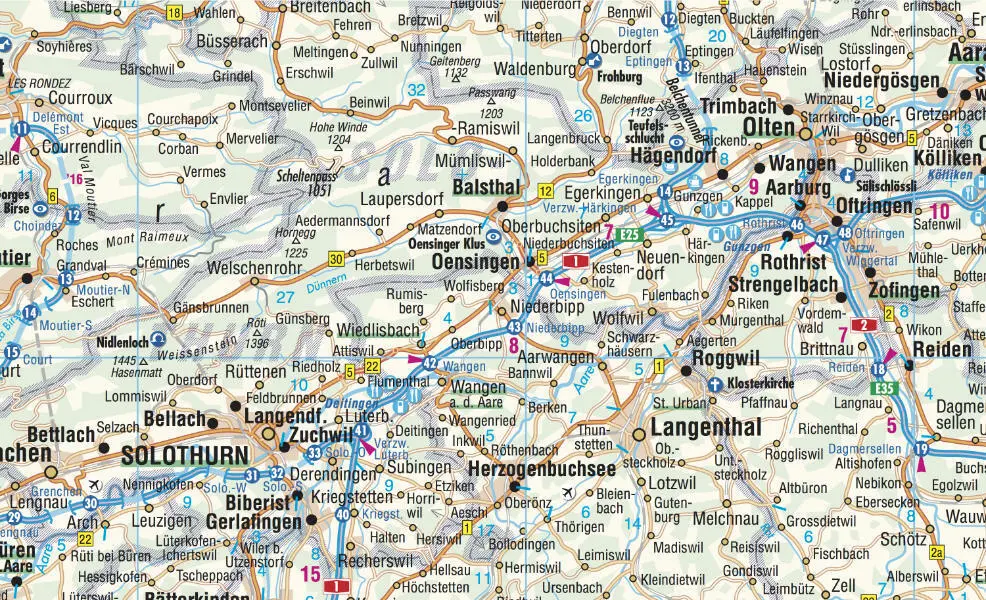 Bild: 9783866093386 | Borch Map Schweiz. Suisse. Svizzera. Switzerland | (Land-)Karte | 2 S.