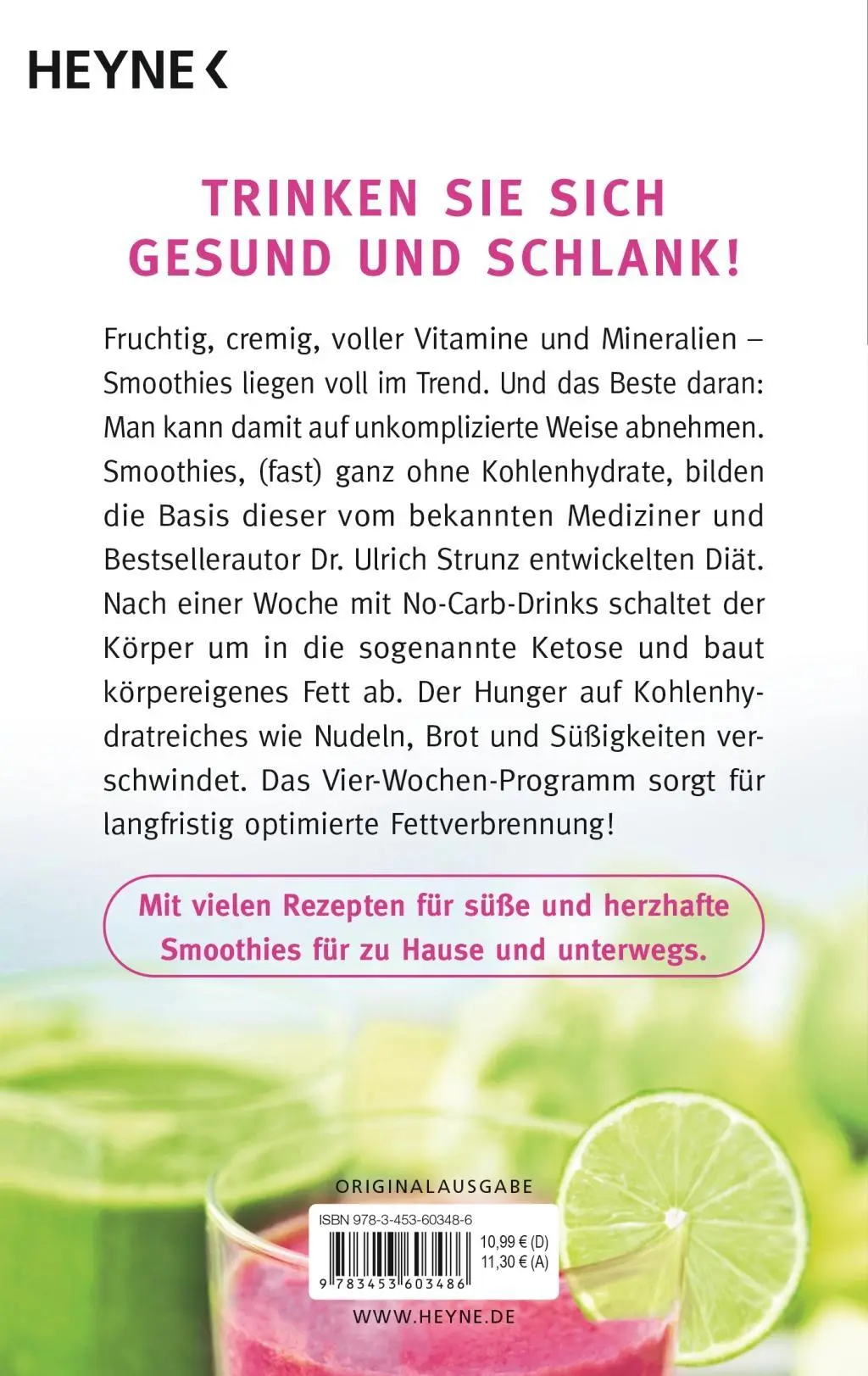 Bild: 9783453603486 | No-Carb-Smoothies | Ulrich Strunz | Taschenbuch | 137 S. | Deutsch
