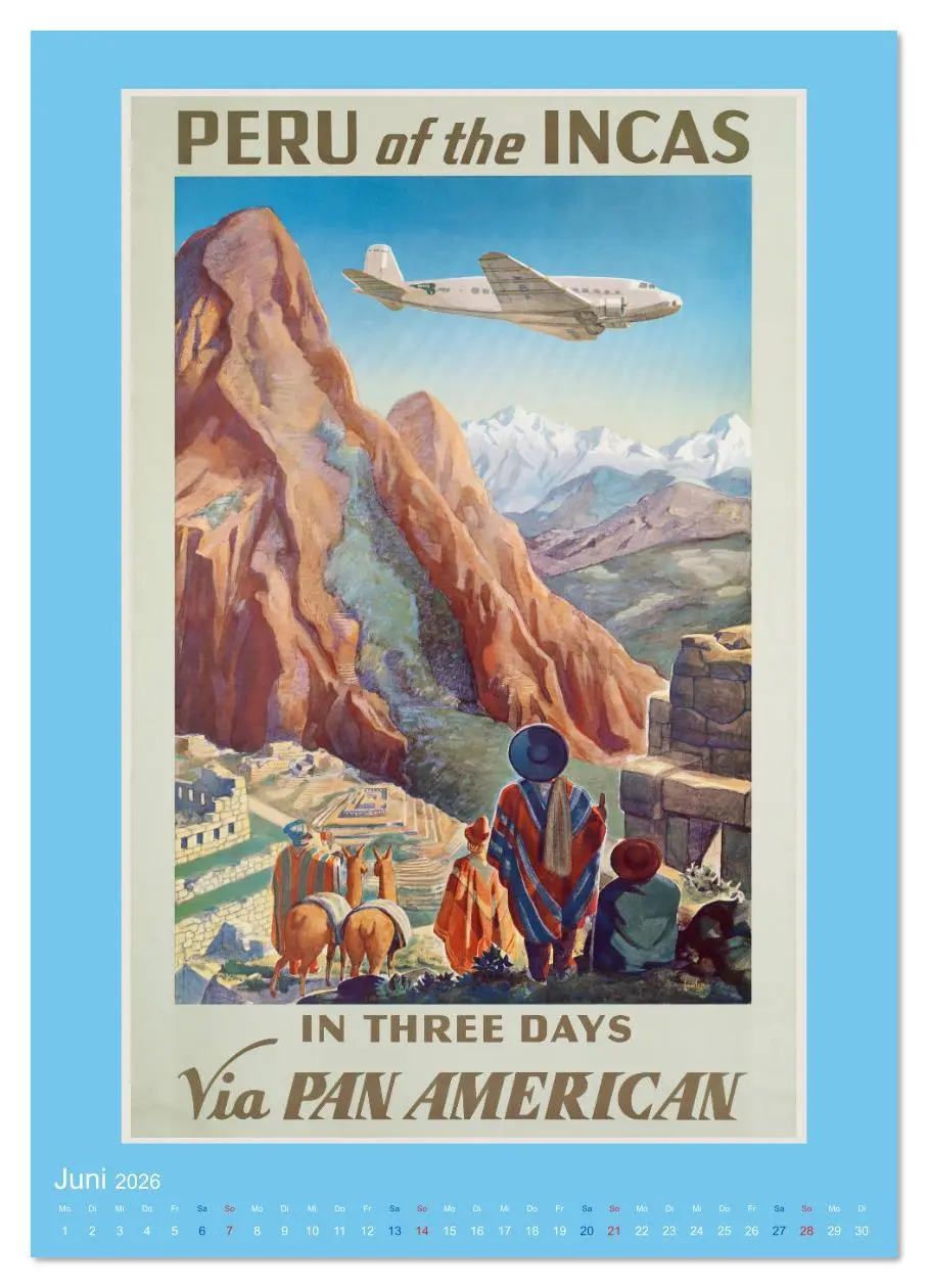 Bild: 9783516373486 | Historische Reiseplakate (Wandkalender 2026 DIN A3 hoch), CALVENDO...