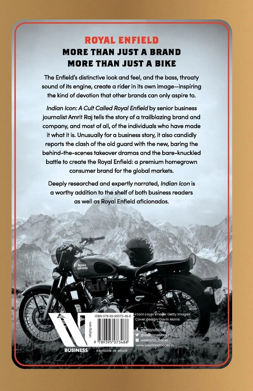 Rückseite: 9789395073486 | Indian Icon | A Cult Called Royal Enfield | Amrit Raj | Taschenbuch